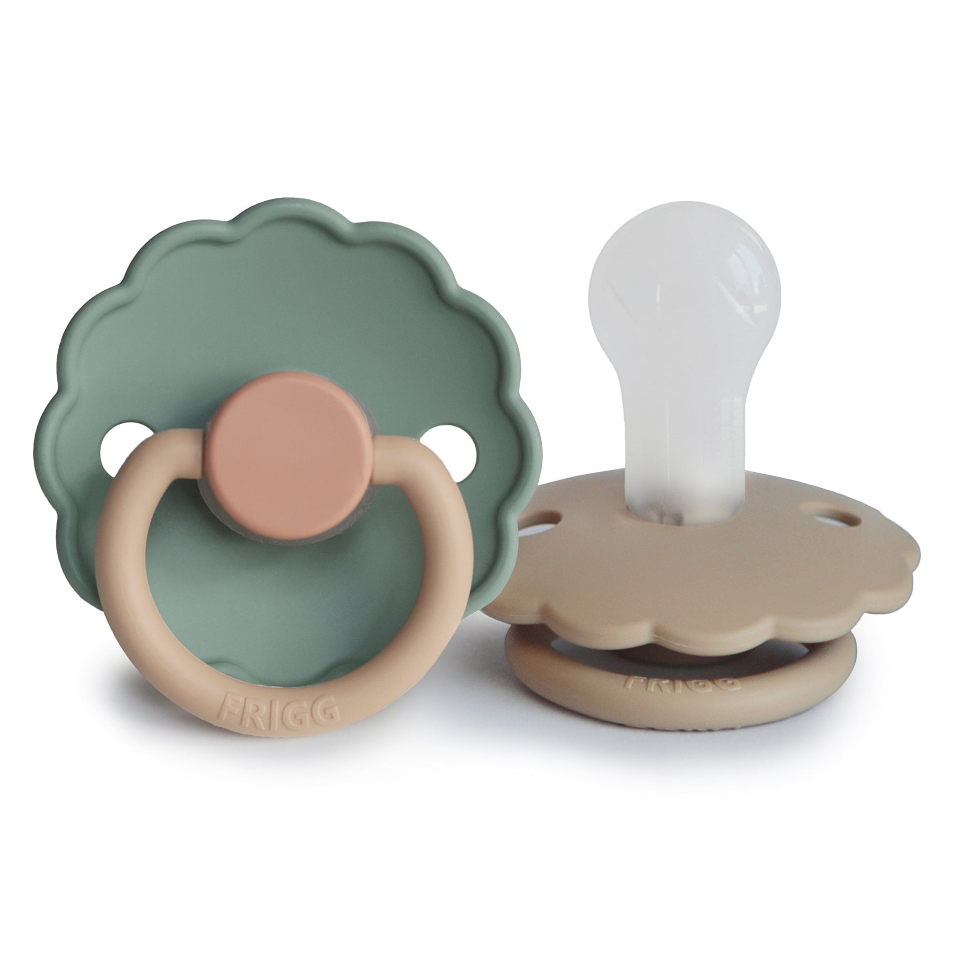 FRIGG Daisy Silicone Pacifier 2-Pack - Ivory Soul