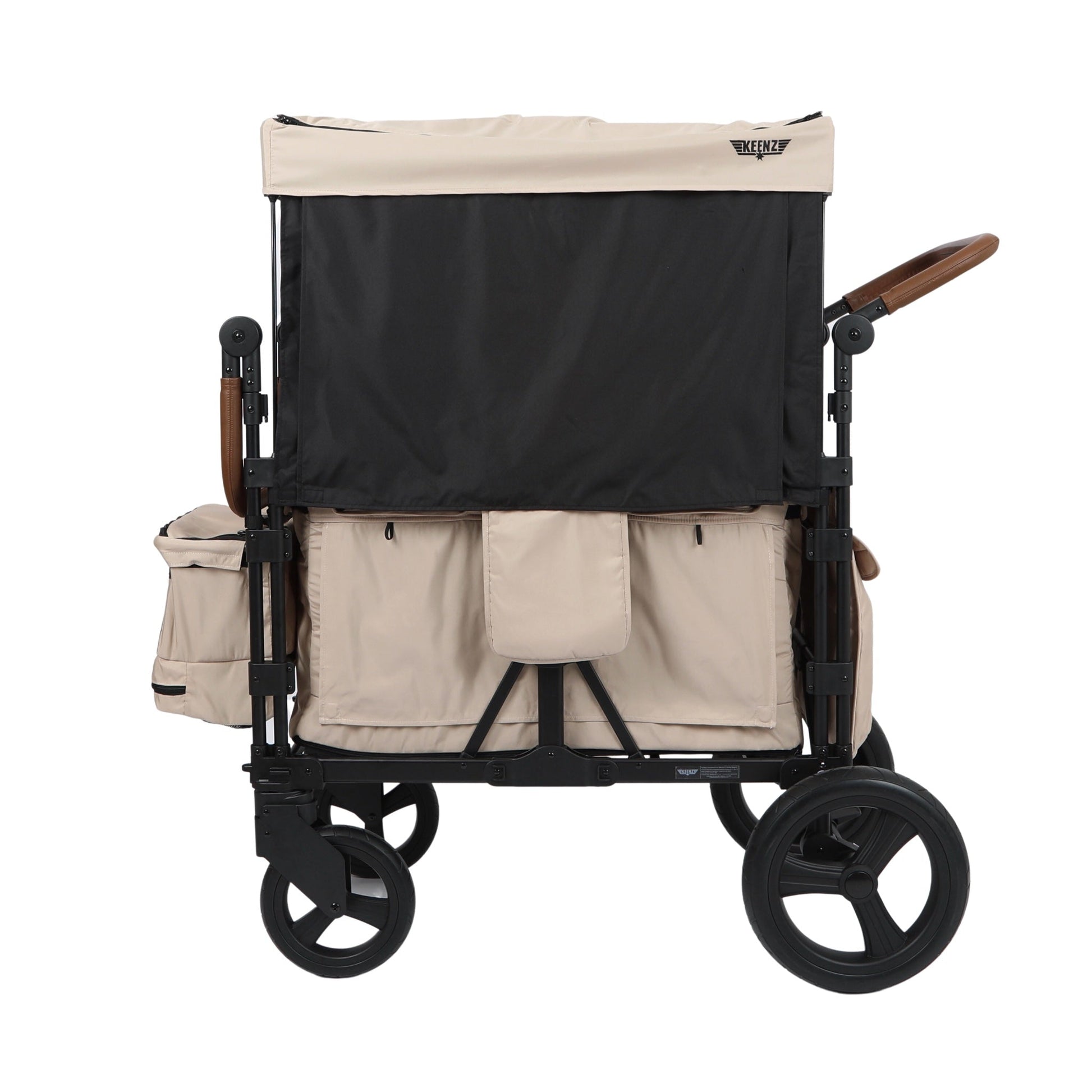 Keenz XC - Luxury Comfort Stroller Wagon 2 Passenger - Ivory Soul