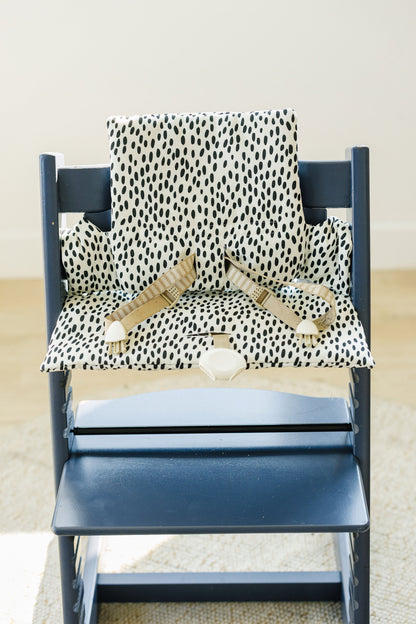 Black Dots Stokke Tripp Trapp Seat Cushion - Ivory Soul