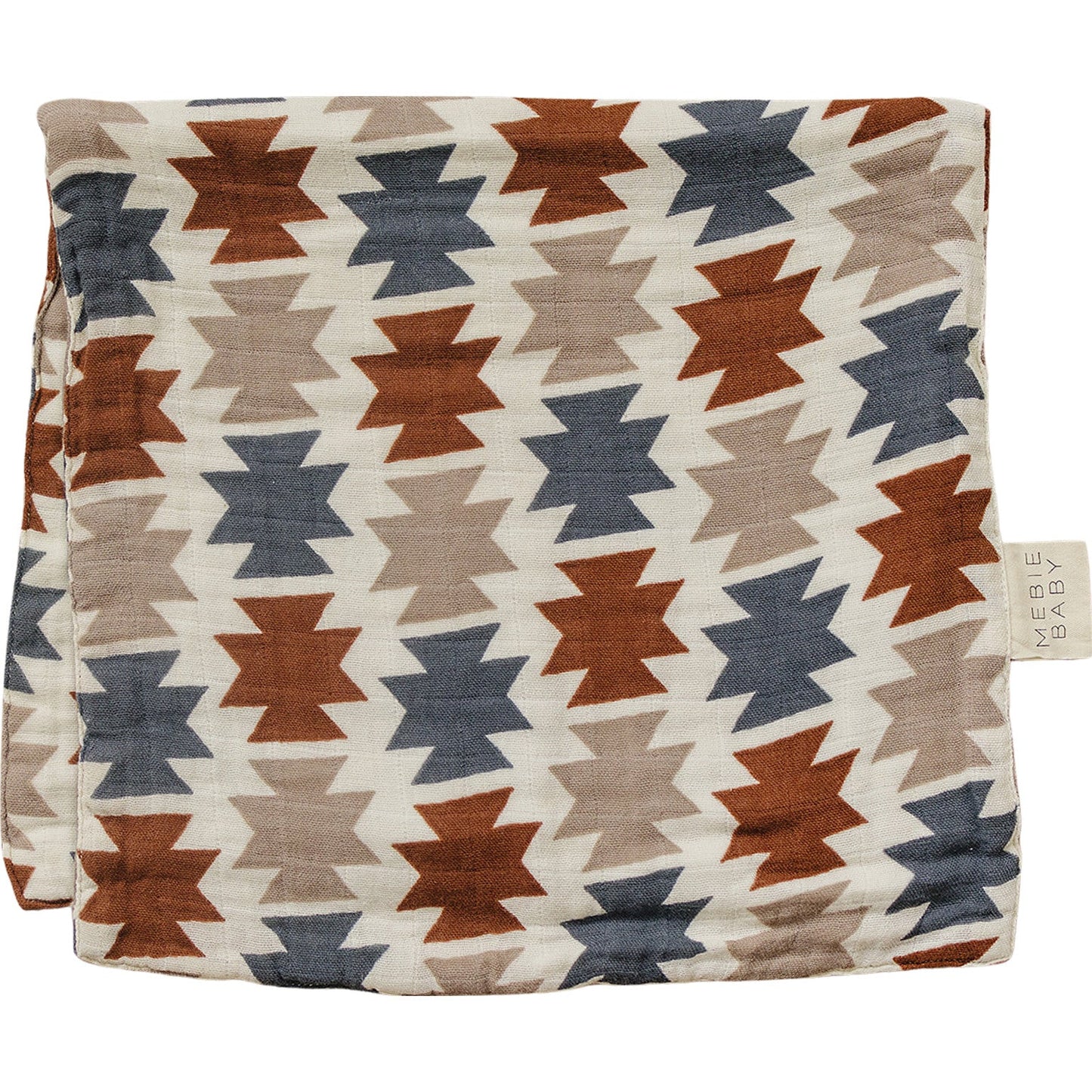 Western Aztec Muslin Burp Cloth