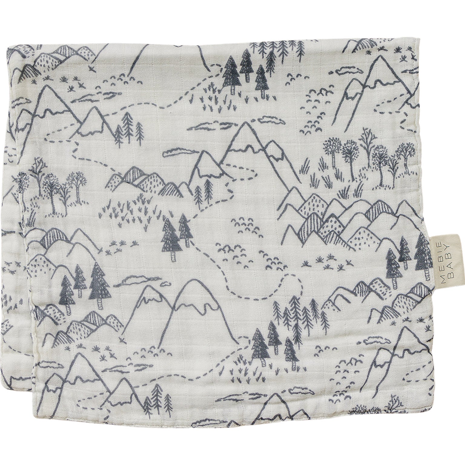 Summit Muslin Burp Cloth - Ivory Soul