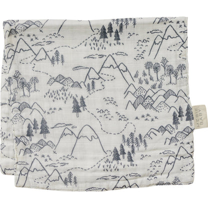 Summit Muslin Burp Cloth - Ivory Soul