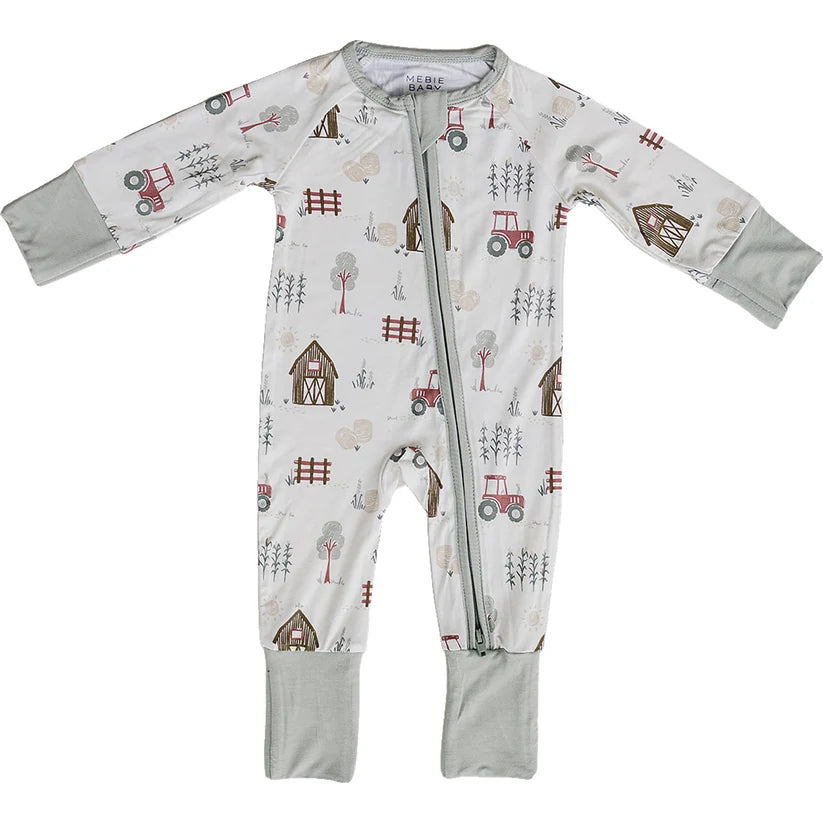 farmhouse bamboo zipper