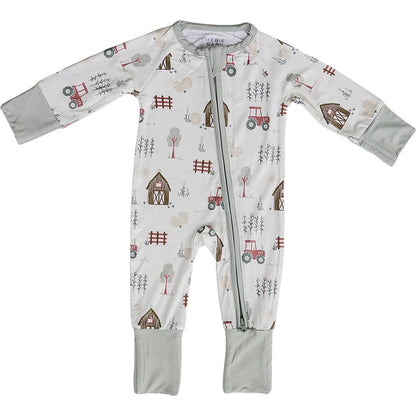 farmhouse bamboo zipper