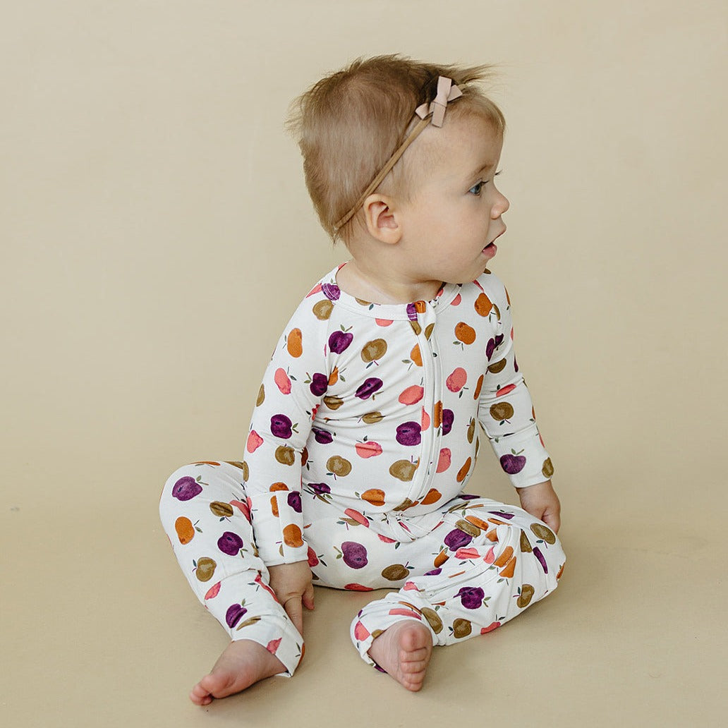 Apple of My Eye Zippy Romper - Ivory Soul