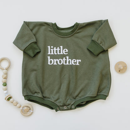 Little Brother Sweatshirt Romper