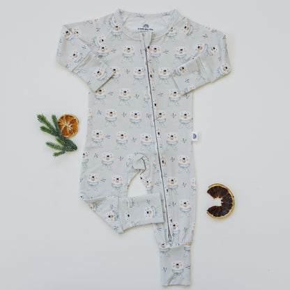 Beary Sleepy Zippy Romper