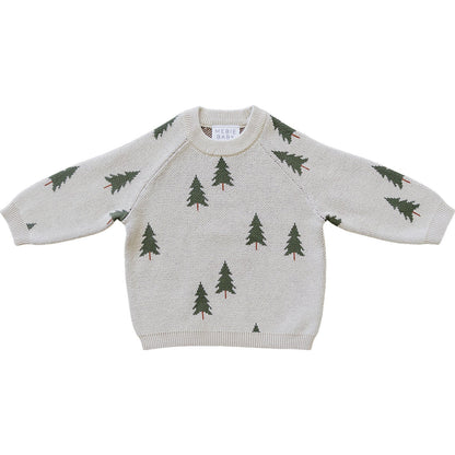 Pine Tree Knit Sweater