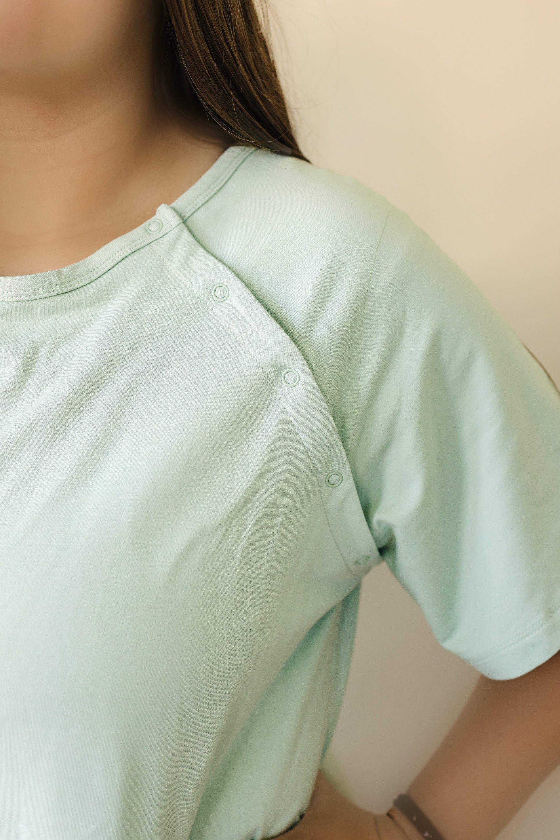 Bamboo Labor & Delivery Gown - Ivory Soul