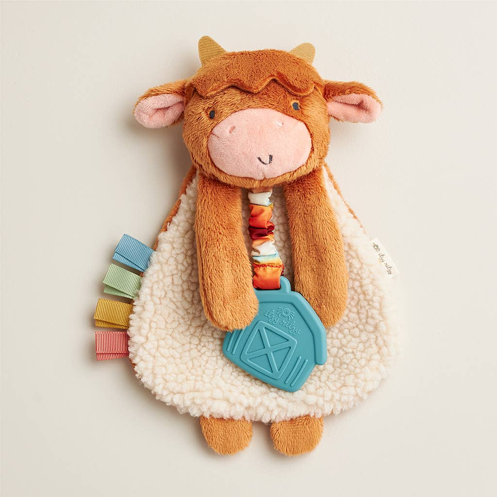 highland cow itzy friends lovey™ plush