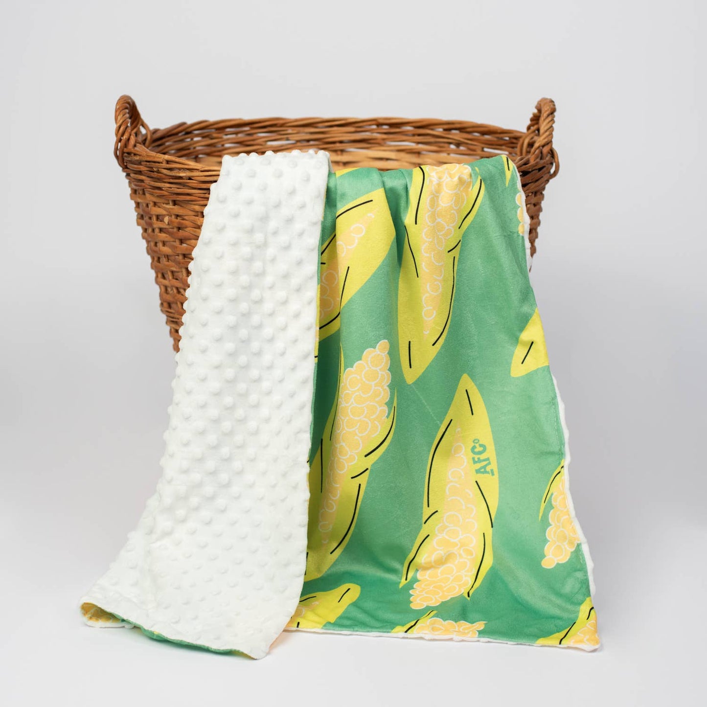 corn minky blanket