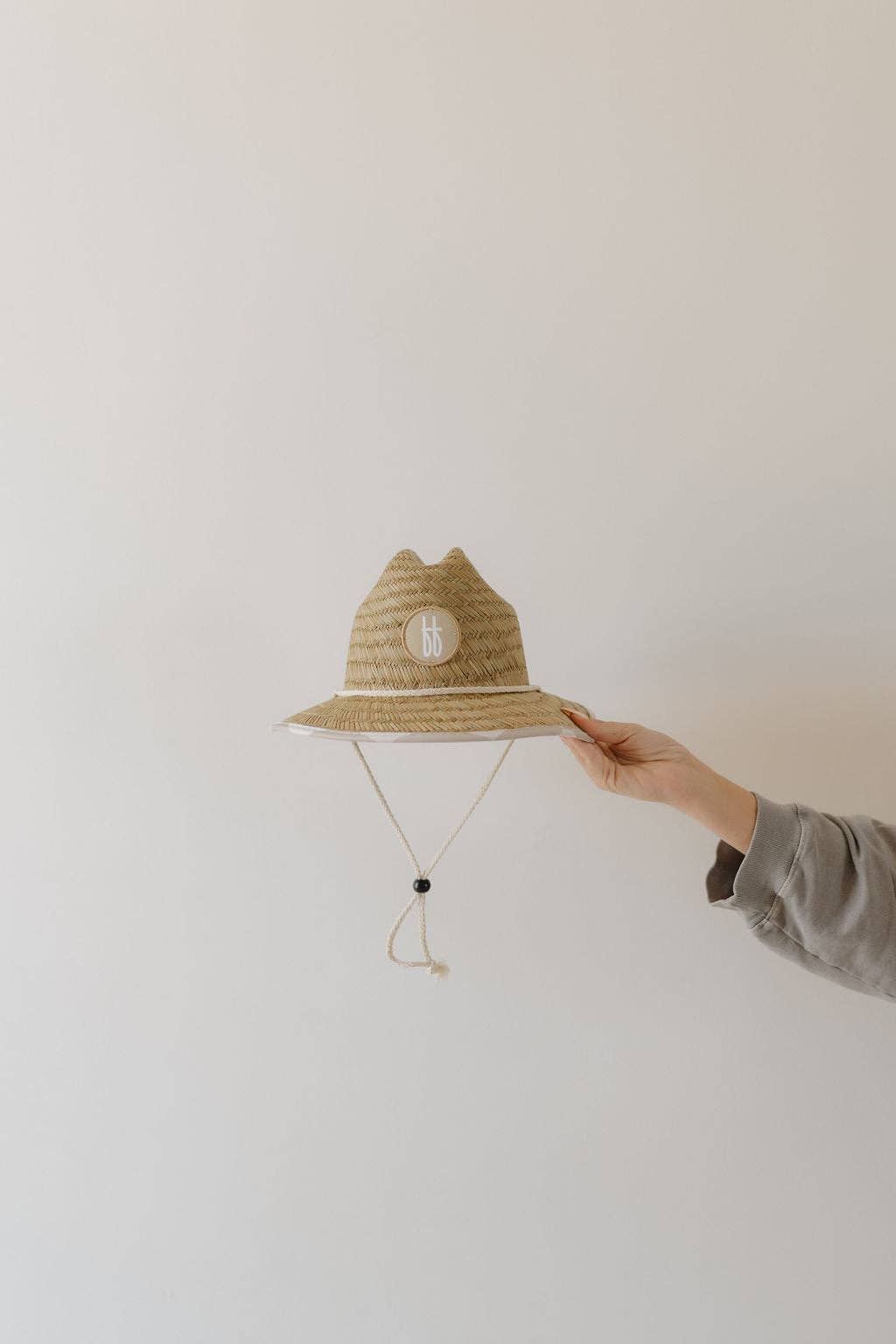 straw hat | checkerboard