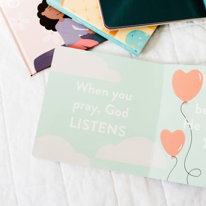 God listens when i pray board book