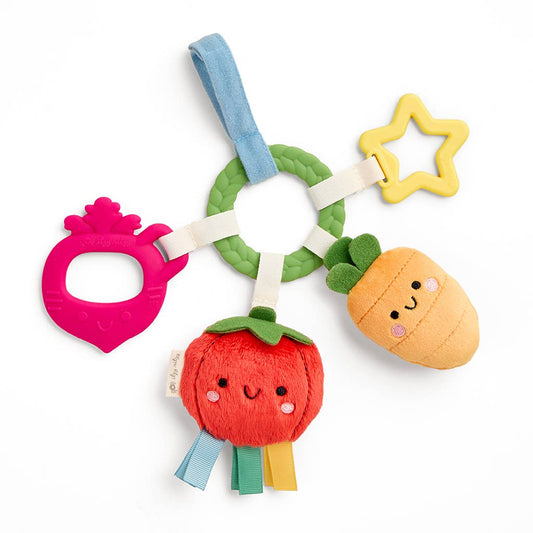 bitzy busy ring™ teething activity toy