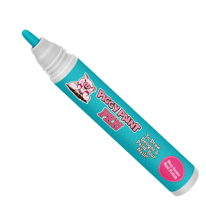 twirly teal piggy paint pen