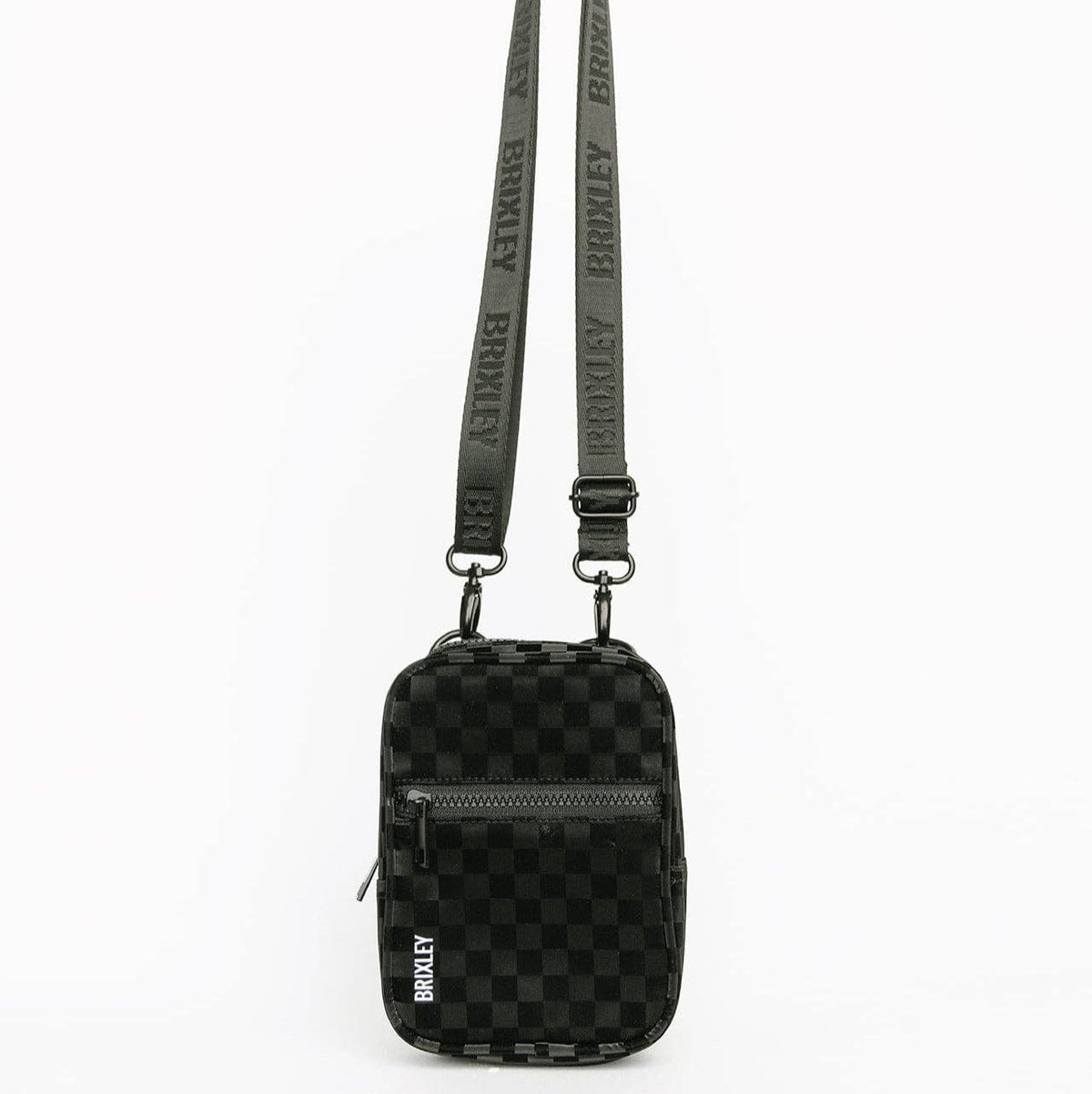 shadow checkered crossbody sling