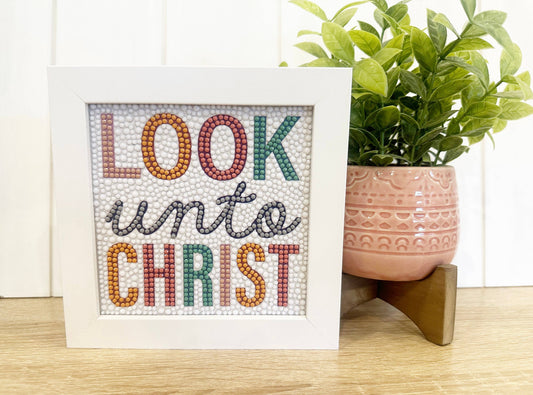 look unto christ diamond art kit