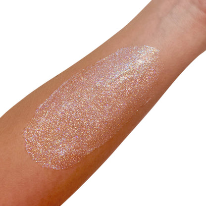 super sparkly fine glitter gel - white