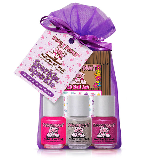 sparkle, sparkle - piggy paint gift set