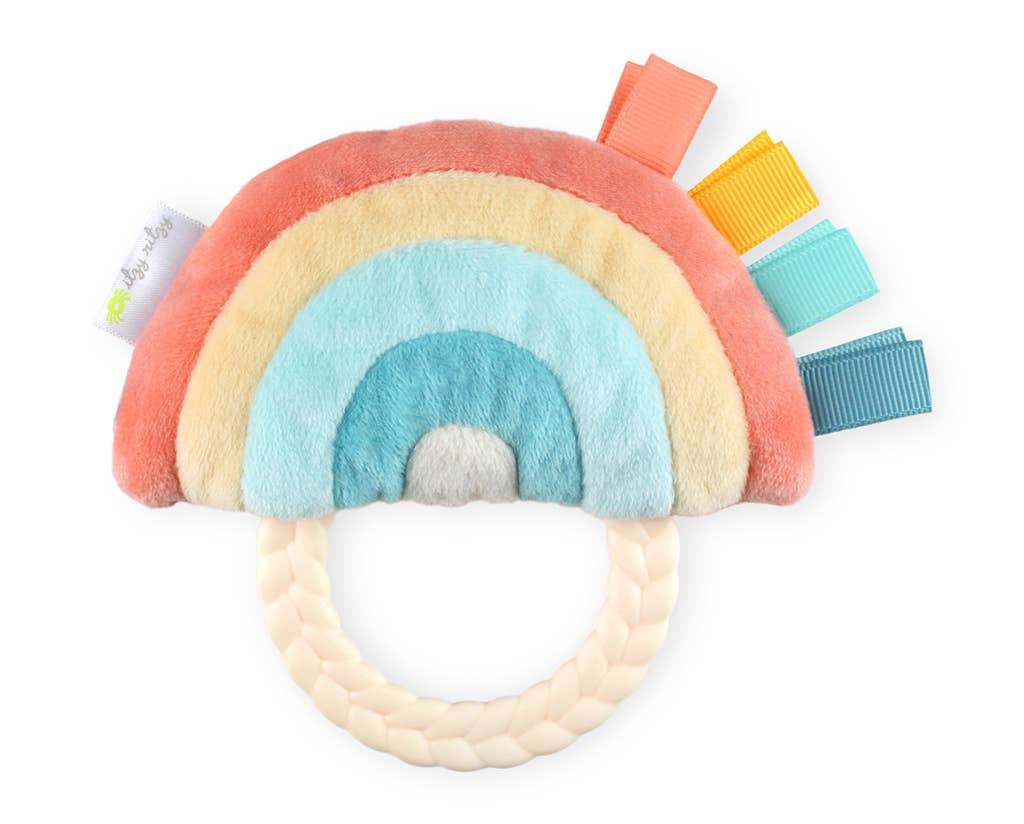 ritzy rattle pal™ plush rattle pal with teether