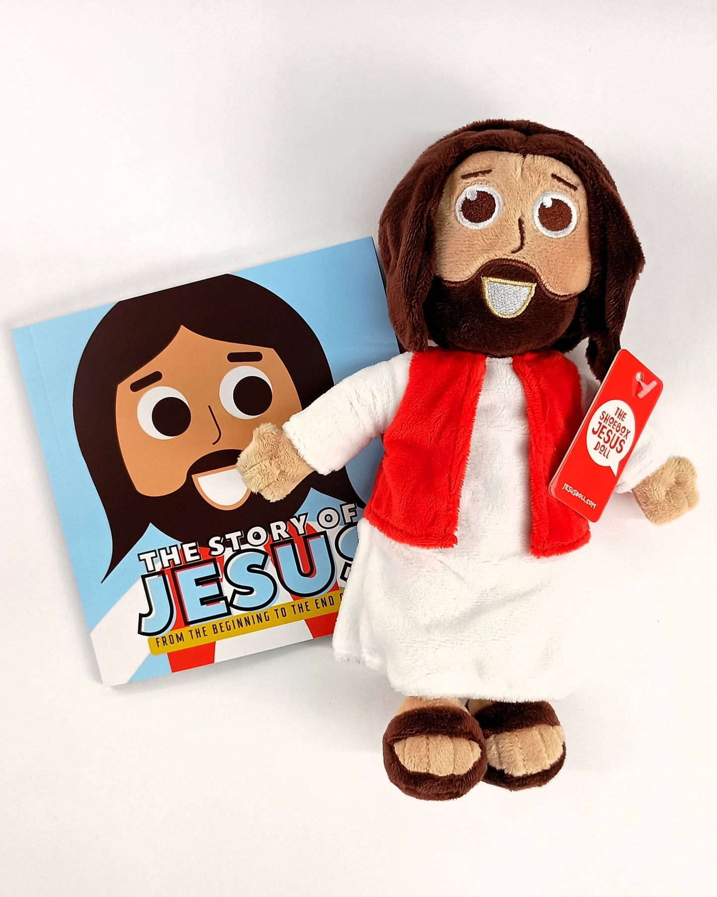 Jesus doll + book bundle - plush doll + story of Jesus book