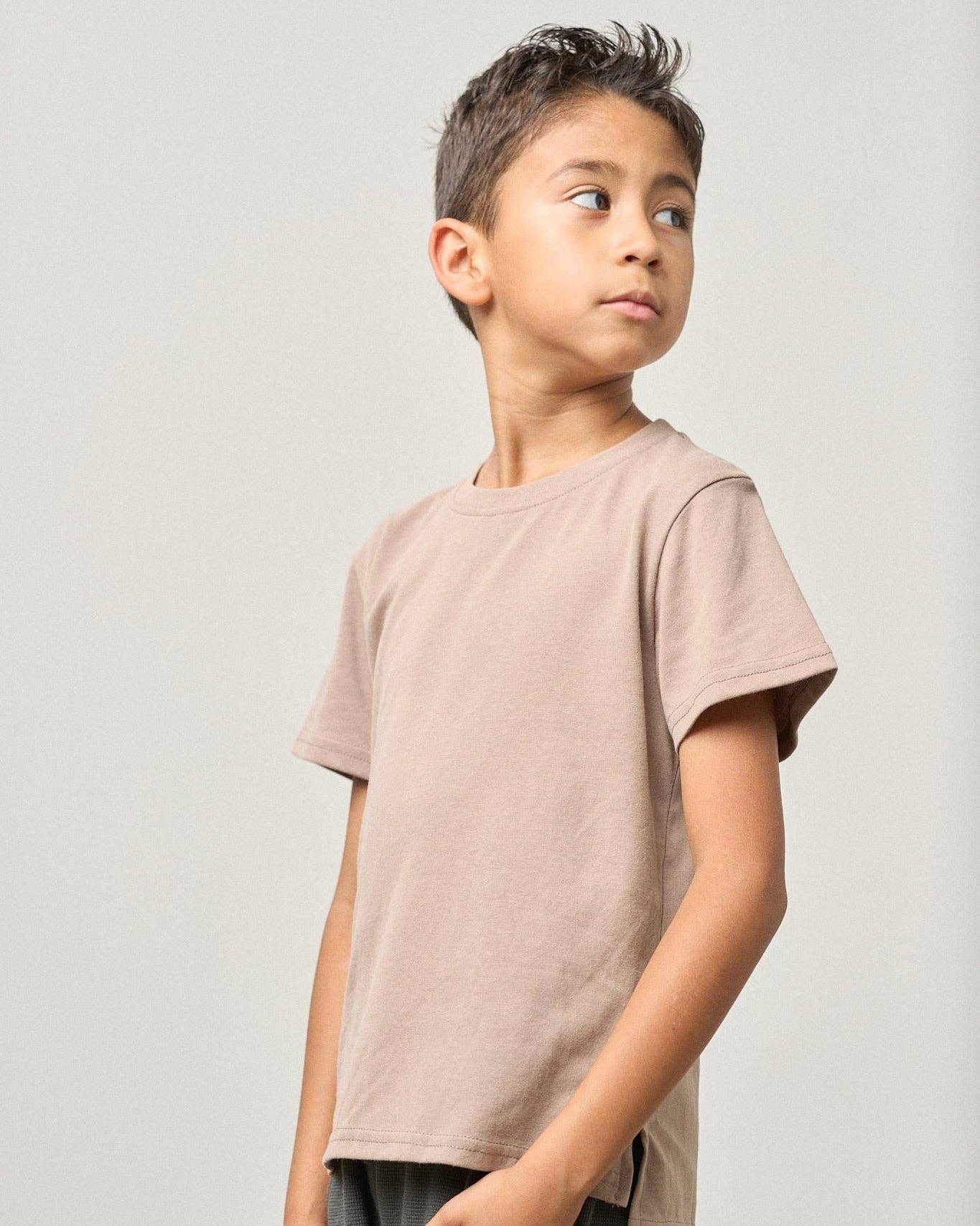 elevated tee - mushroom