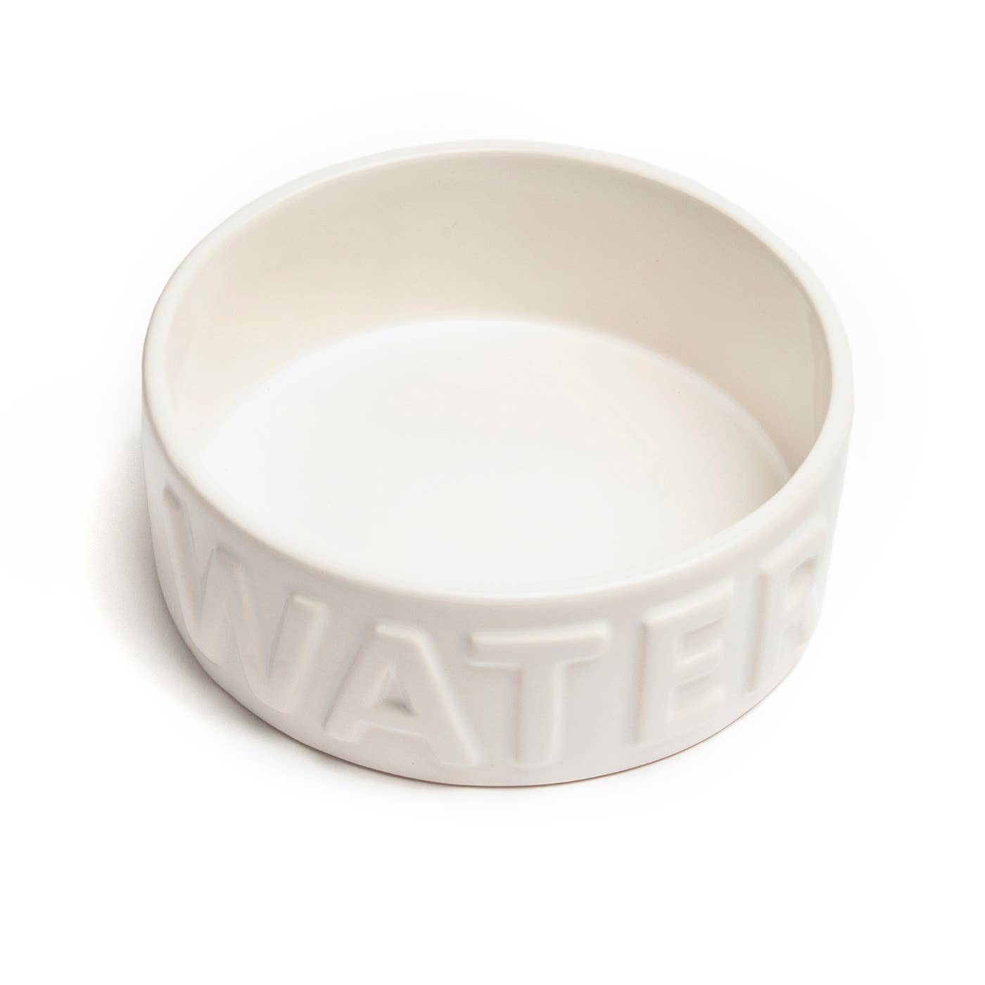 classic water white pet bowl