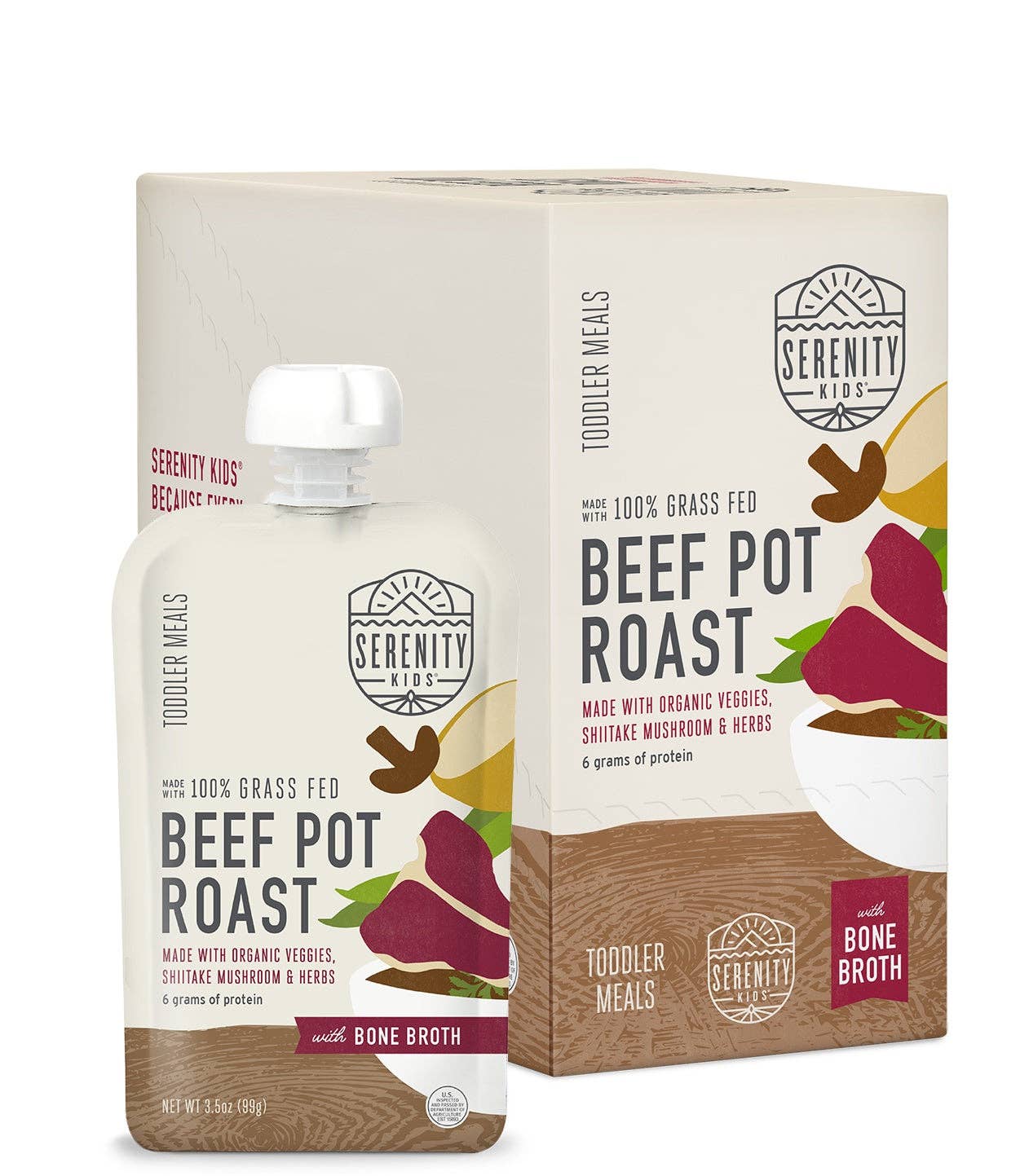 beef pot roast - bone broth purees
