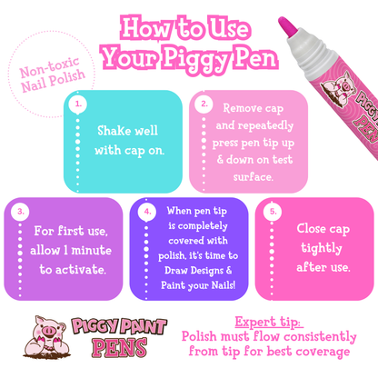 piggy pink piggy paint pen