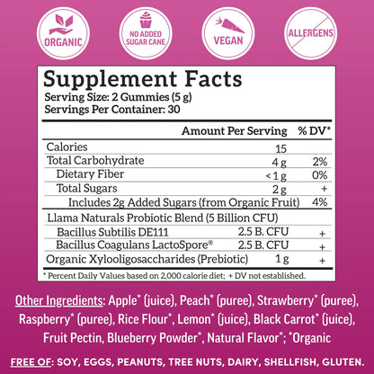 adult prebiotic + probiotic gummies