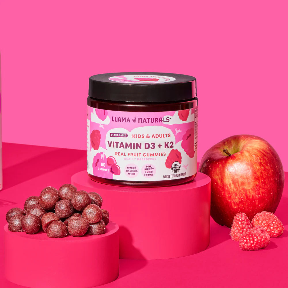 kids + adults vitamin d3 + k2 gummies