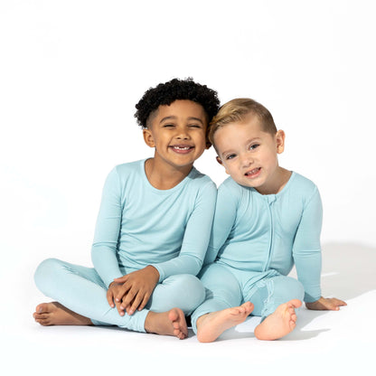 Adventure Blue Bamboo Kids Pajamas