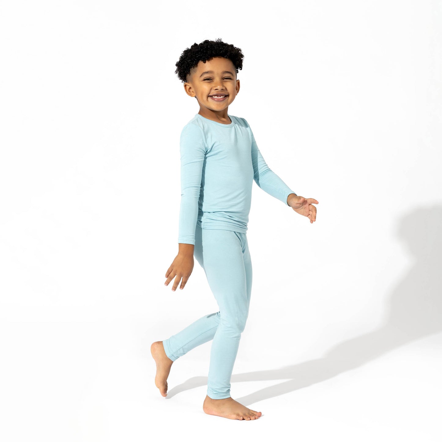 Adventure Blue Bamboo Kids Pajamas