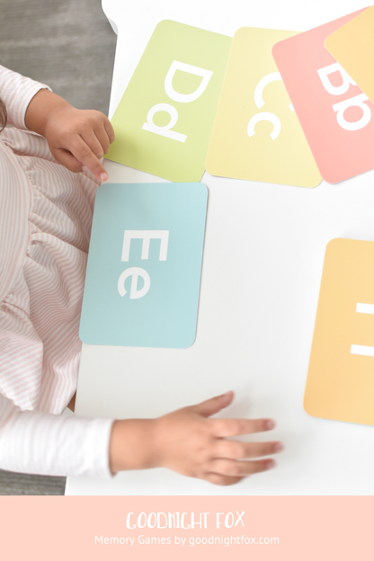 lowercase uppercase letters flashcards