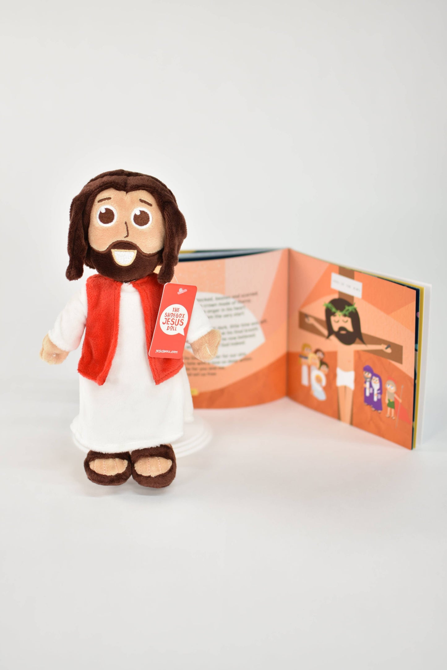 Jesus doll + book bundle - plush doll + story of Jesus book