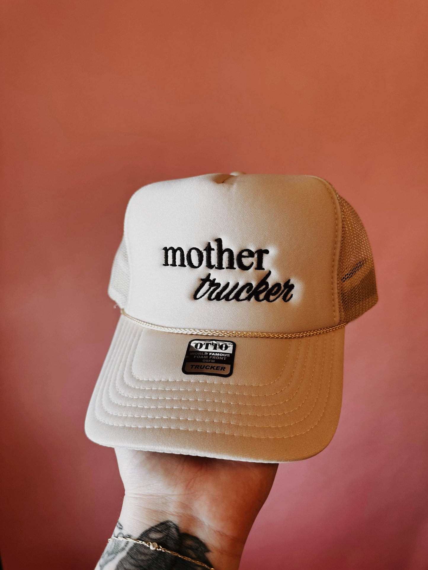 mother trucker | embroidered trucker hat