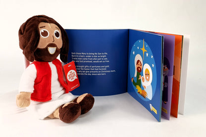 Jesus doll + book bundle - plush doll + story of Jesus book