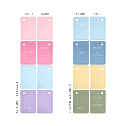 pray flash cards