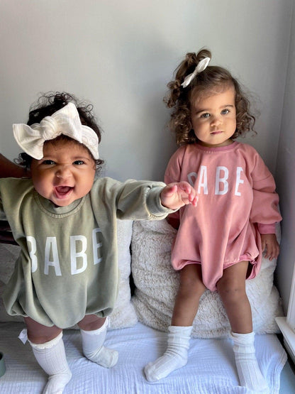 BABE Sweatshirt Romper - more colors