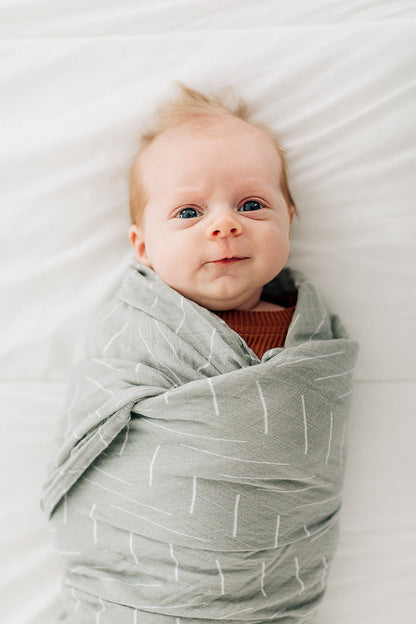 Desert Sage Muslin Swaddle Blanket