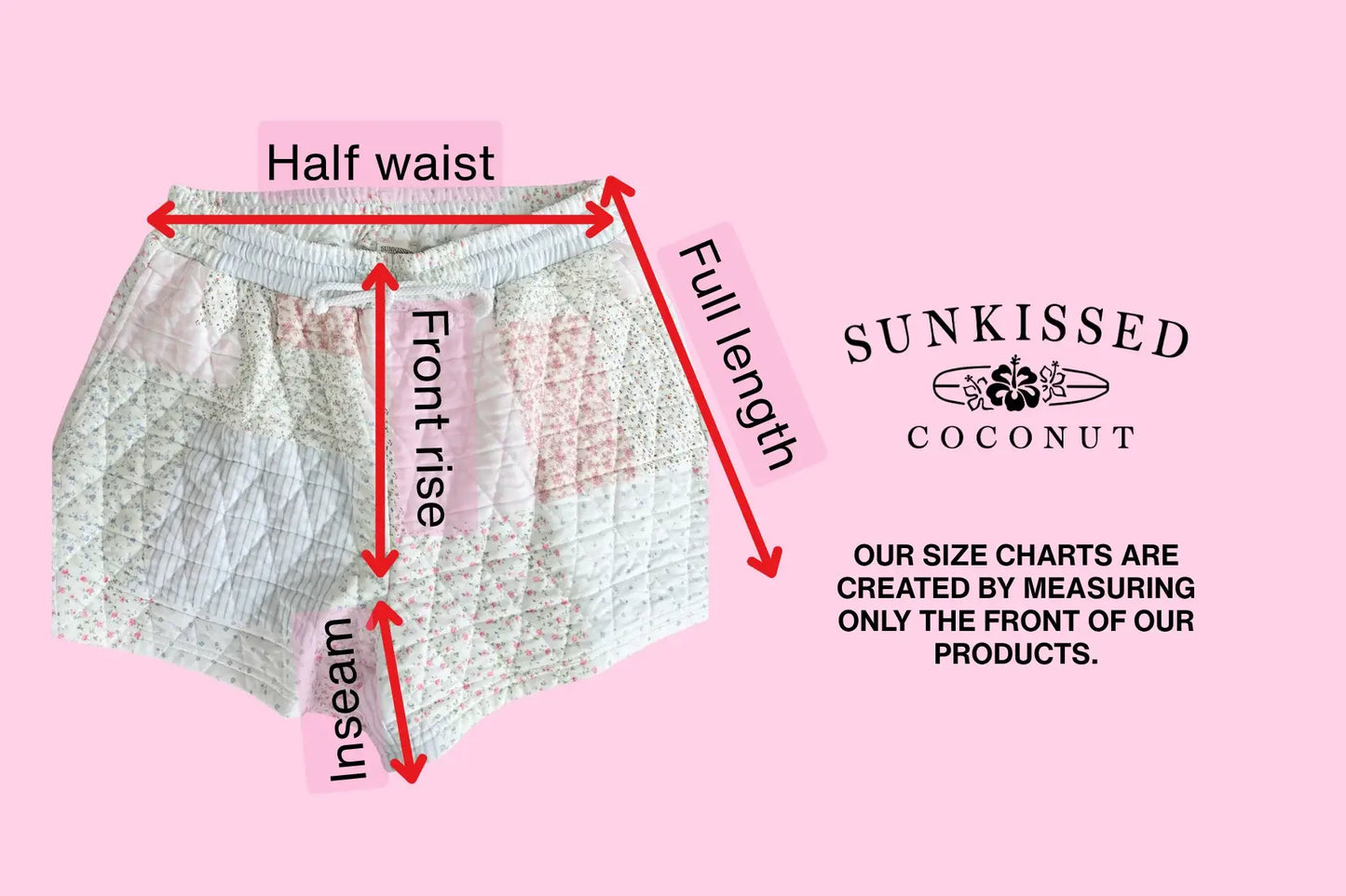 quilted pastel shorts