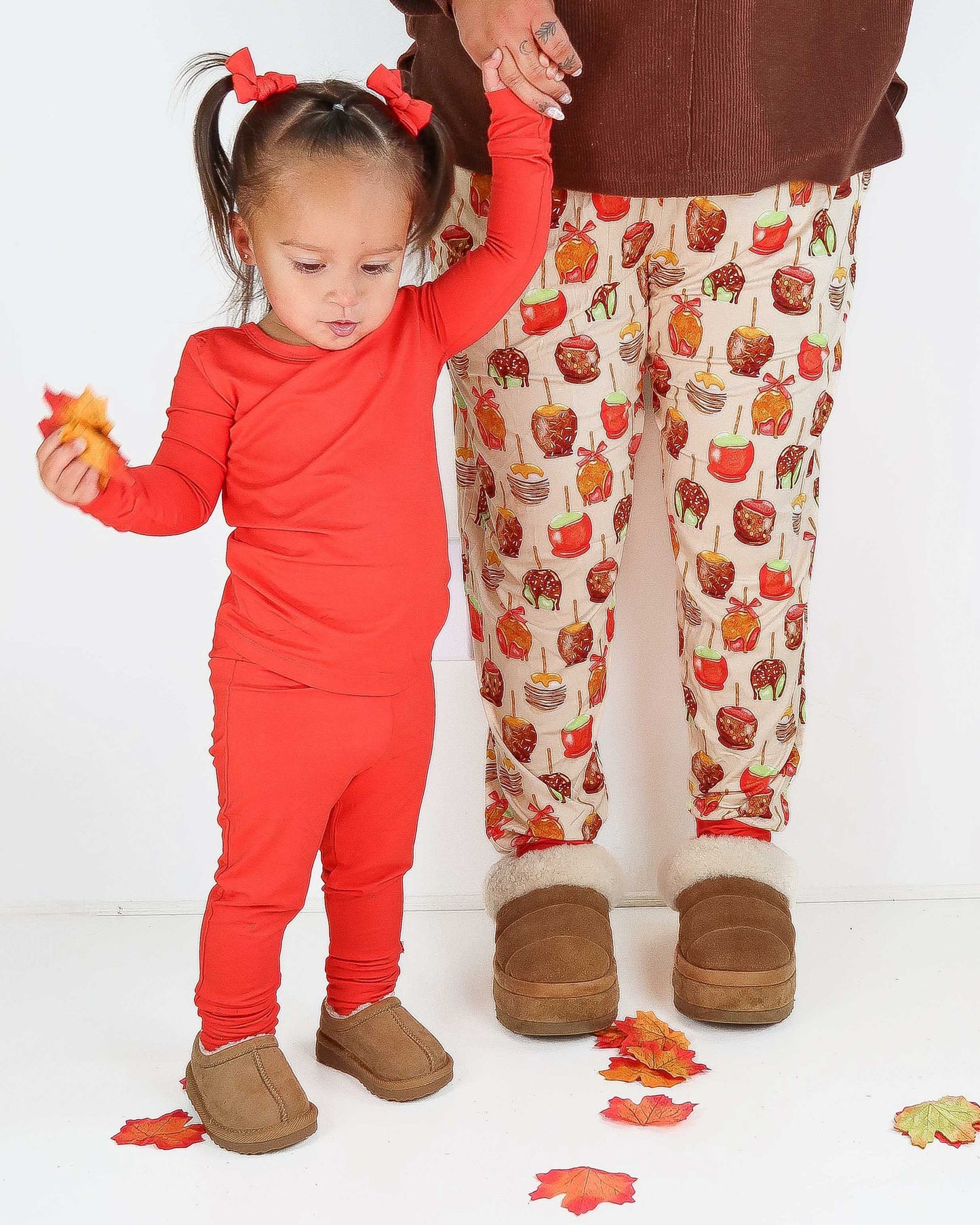 Apple Red | Two-Piece Bamboo Long Sleeve Toddler & Kids Pajamas