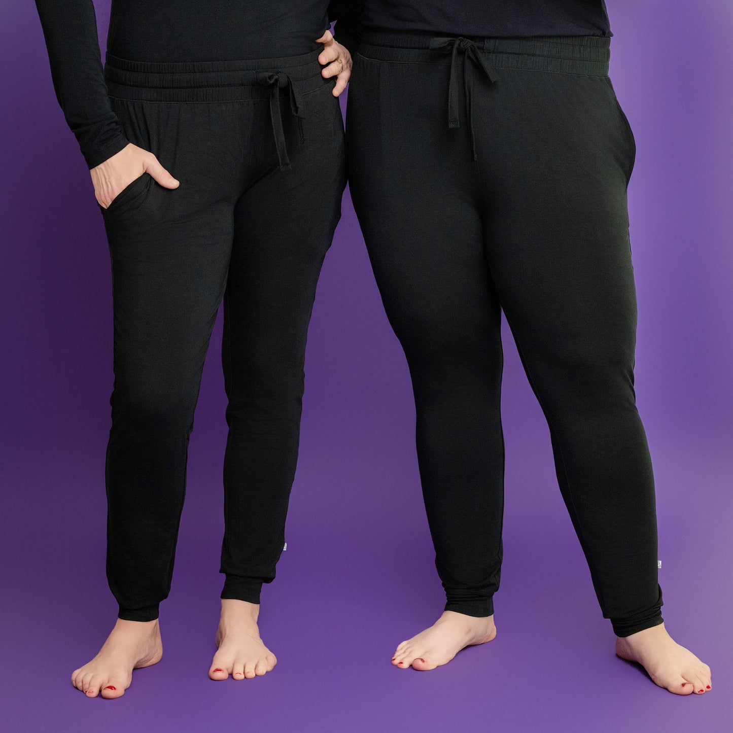 Black | Women's Bamboo Jogger Pajama Pants