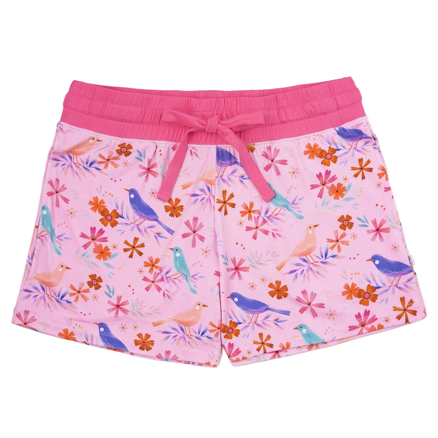 Blooming Birds | Women's Bamboo Pajama Shorts