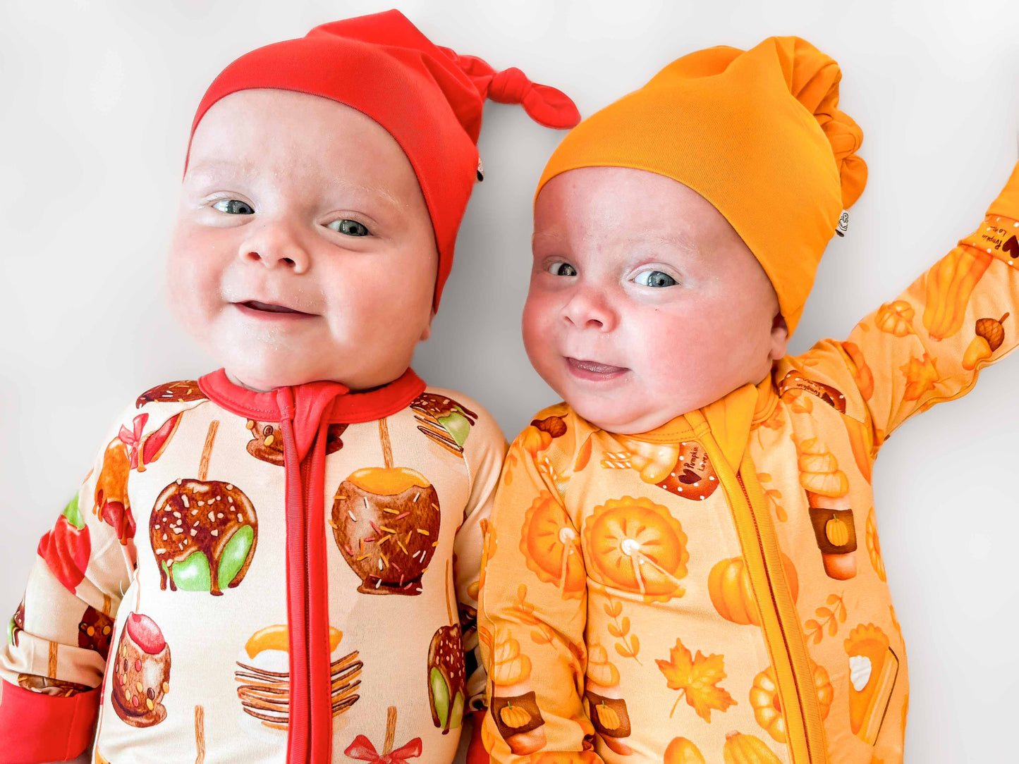 Apple Red | Bamboo Newborn Baby Knotted Hat