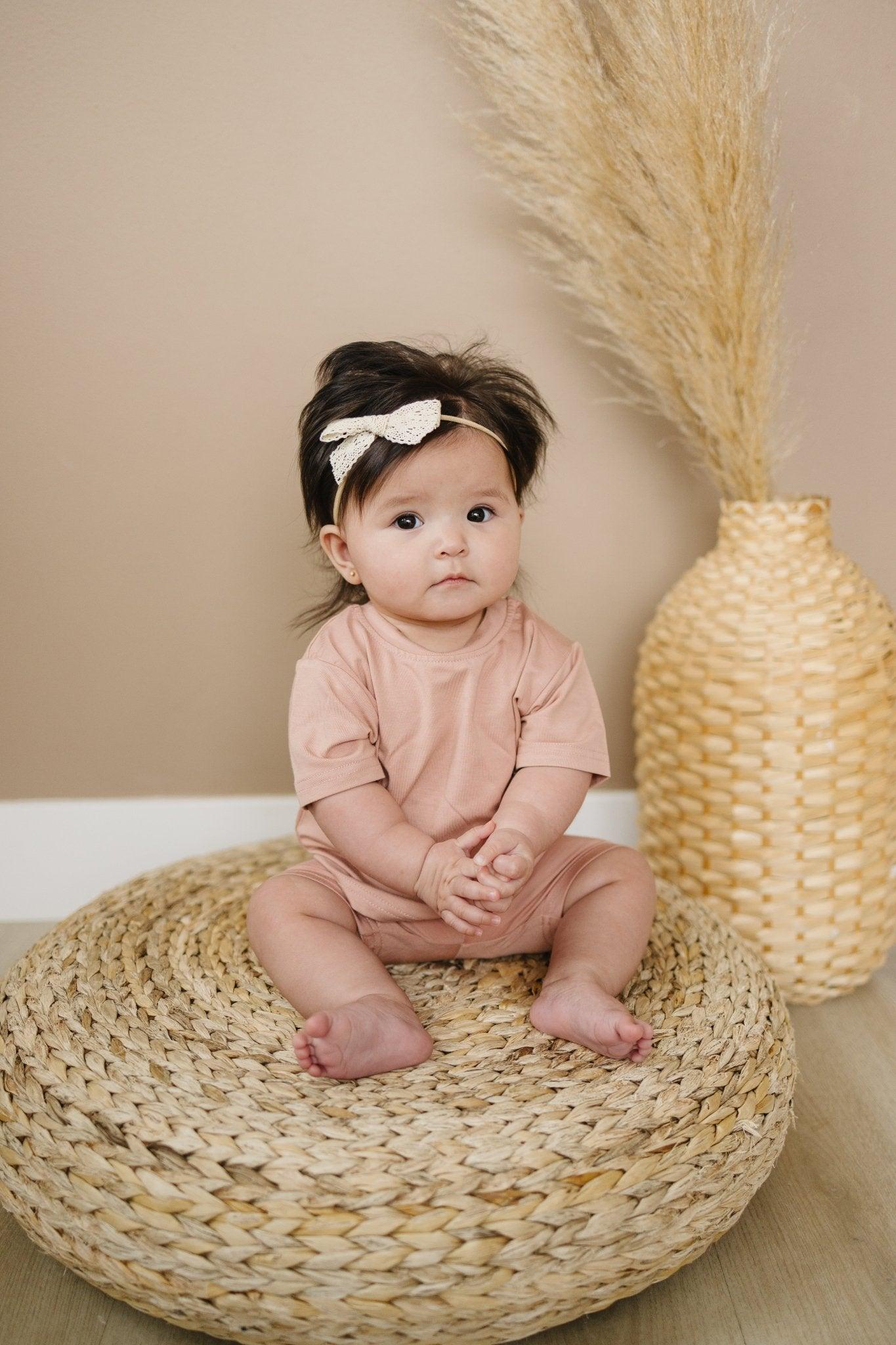 Bamboo Tee & Bike Shorts Set