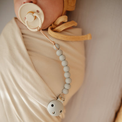 FRIGG Rope Natural Rubber Pacifier 2-Pack - Ivory Soul