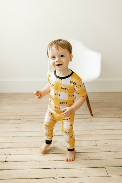 two piece jammies set | iowa grid