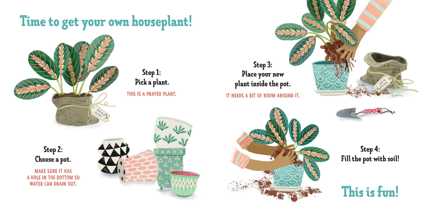 my first book of houseplants