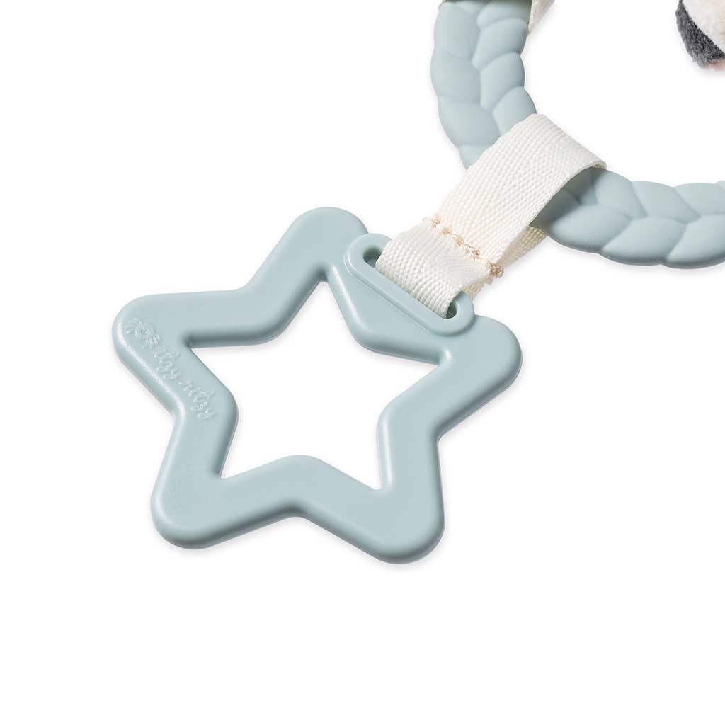 bitzy busy ring™ teething activity toy